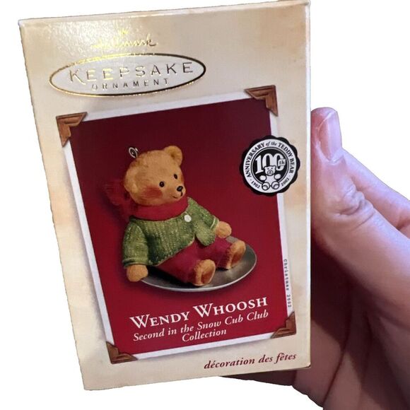 Set of 5 Snow Cub Club Hallmark Ornaments | 2002 | Full Set NEW IN BOXES Holiday - Picture 3 of 6